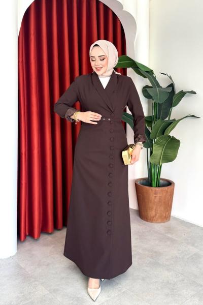 Irmak elbise  Acı Kahve