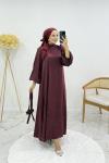 Kardelen elbise Bordo