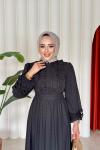 Keriman elbise Siyah