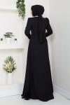 Leman elbise  Siyah