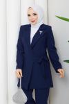 Melodi pantolon ceket takım Lacivert