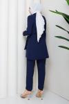 Melodi pantolon ceket takım Lacivert