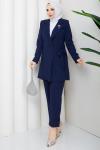 Melodi pantolon ceket takım Lacivert