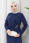 Meral elbise  Lacivert