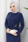 Meral elbise  Lacivert