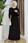 Merve elbise Siyah