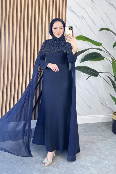 Mihra abiye Lacivert