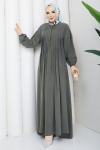 Modal tesettür elbise  Yeşil