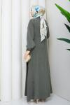 Modal tesettür elbise  Yeşil
