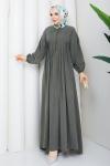 Modal tesettür elbise  Yeşil
