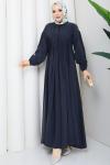 Modal tesettür elbise  Antrasit