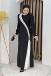 Naz abiye elbise  Siyah