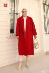 Oversize Kaşe kap  Kırmızı