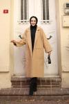 Oversize Kaşe kap  Camel