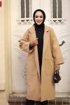 Oversize Kaşe kap  Camel