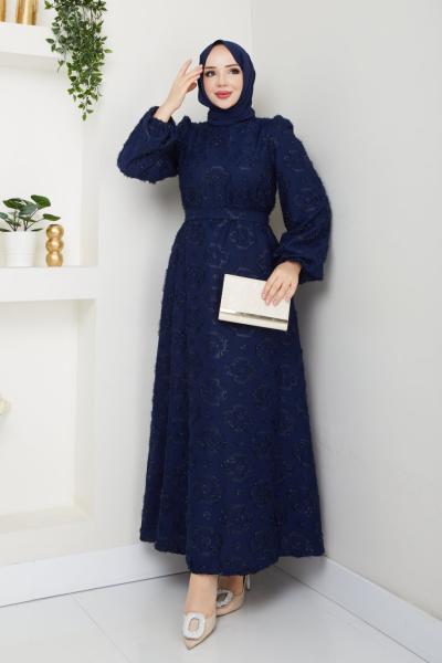 Özlem elbise  Lacivert