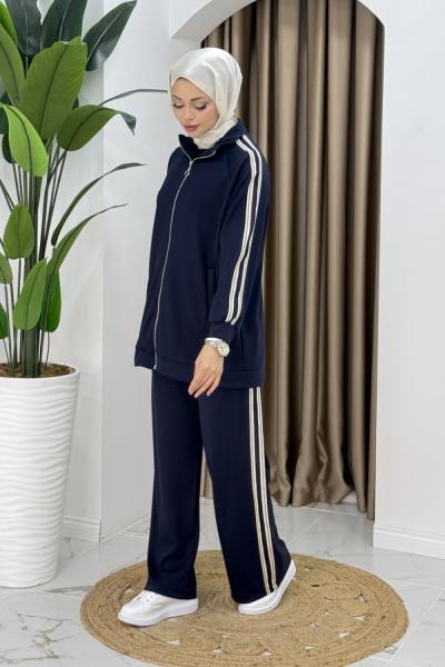 Öznur ikili takım  Lacivert