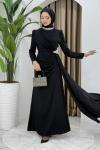 Rezzan abiye elbise  Siyah