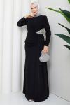 Rezzan abiye elbise  Siyah