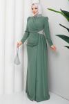 Rezzan abiye elbise  Yeşil