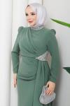 Rezzan abiye elbise  Yeşil