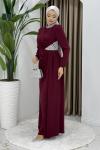 Rezzan abiye elbise  Bordo