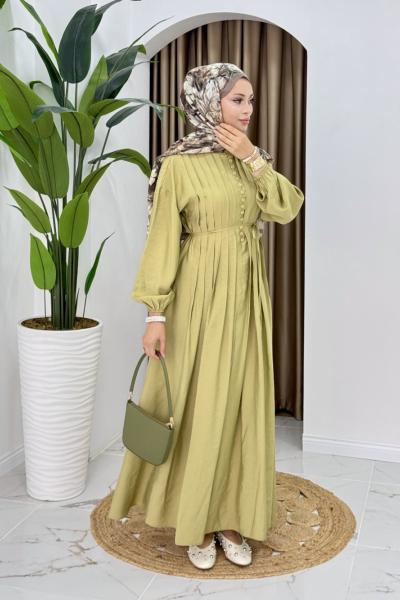 Seçil elbise  Yağ Yeşili
