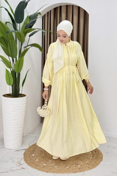 Seçil elbise  Sarı