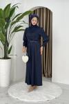 Sibel elbise  Lacivert