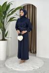 Sibel elbise  Lacivert