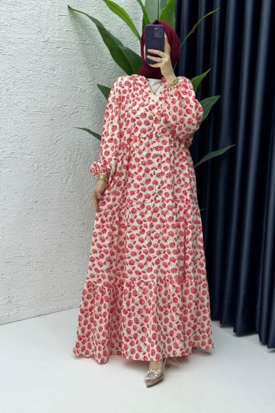 Tanem elbiseyi  Kırmızı