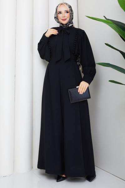 Tilbe tesettür tulum  Siyah