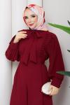 Tilbe tesettür tulum  Bordo
