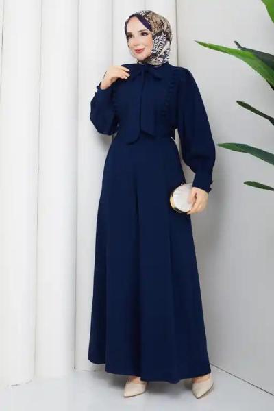 Tilbe tesettür tulum  Lacivert