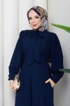 Tilbe tesettür tulum  Lacivert