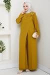 Tutku  pantolonlu takım Yağ Yeşili