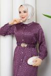 Ümran elbise  Mor