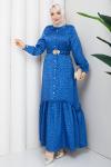 Ümran elbise  Mavi