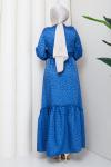 Ümran elbise  Mavi