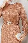 Ümran elbise  Kahverengi