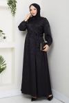 Zerrin elbise Siyah