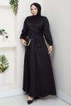 Zerrin elbise Siyah