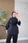 Erva üçlü takım  Siyah