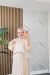 Meliha etekle takım Taş Rengi