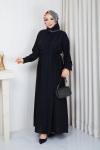 Dilan tesettür elbise Siyah