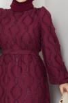 Rümeysa elbise Bordo