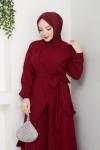 Manolya takım Bordo