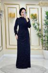 ilayda elbise  Açık Lacivert
