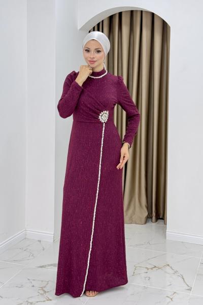 Lavin abiye Bordo