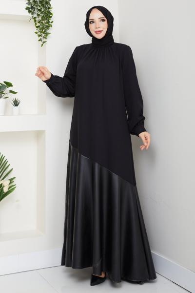 Betül elbise Siyah